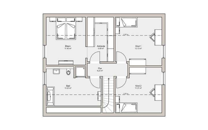 Grundriss Dachgeschoss