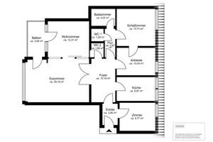 Stilvolle 5-Zimmer-Wohnung in Bestlage am Bürgerpark – Die vollständige Adresse der Immobilie erhältst du vom Anbieter., 28209 Bürgerpark, Bremen – Vorschaubild 17