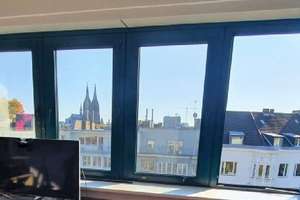  *Provisionsfrei* Parkettboden+Domblick! + sep. Pantry  zentrale  Innenstadtlage Hansaring/Mediapark