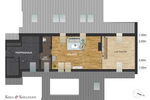 Penthouse als Maisonette mit Galerie und Süd-West Dachterrasse, Aufzug und Tiefgarage – Kronenstrasse 15, 30161 Oststadt, Hannover – Vorschaubild 5