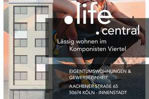 Urbanes 1-Zimmer-Apartment in Bestlage – Köln Innenstadt pur! Aachener Str. 65, WE 9 – Aachener Straße 65, 50674 Neustadt/Süd, Köln – Vorschaubild 1