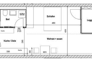 Sonnenverwöhnte 1-Zimmerwohnung mit eleganter Markenküche & gemütlicher Loggia! – Rottendorfer Straße 65, 97074 Frauenland, Würzburg – Vorschaubild 7