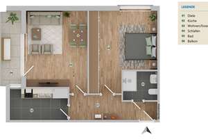 Renovierungsobjekt für Kapitalanleger & Eigennutzer – Die vollständige Adresse der Immobilie erhältst du vom Anbieter., 85055 Oberhaunstadt, Ingolstadt – Vorschaubild 8