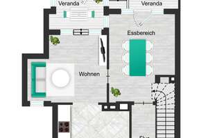 Ihr neues Zuhause in gefragter Lage: modernisiert mit Garten & Garage – Die vollständige Adresse der Immobilie erhältst du vom Anbieter., 45136 Huttrop, Essen – Vorschaubild 7