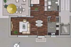 Sehr helle DG-Wohnung mit Dachterrasse, Balkon und Klimaanlage – An der Radrennbahn 13, 68167 Neckarstadt-Ost/Wohlgelegen, Mannheim – Vorschaubild 20