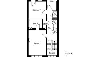 Historisches Stadthaus mit einzigartigem Wohnambiente in Düsseldorf-Oberkassel – Die vollständige Adresse der Immobilie erhältst du vom Anbieter., 40545 Oberkassel, Düsseldorf – Vorschaubild 15
