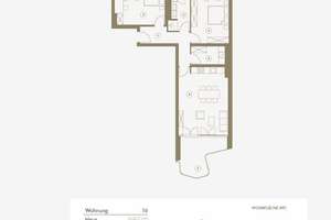 WE Nr. 16: Stilvoll wohnen im Quartier – 3 Zimmer mit Balkon, Tageslichtbad & West-Ausrichtung – Wagenbauerstraße 2, 81677 Parkstadt, München – Vorschaubild 5
