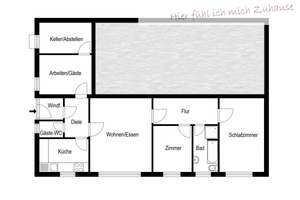 4-Zimmer-Wohnung mit Entwicklungspotenzial – Inklusive Schwimmbad & Spa-Bereich in der Wohnanlage – Die vollständige Adresse der Immobilie erhältst du vom Anbieter., 34125 Wolfsanger, Kassel – Vorschaubild 8