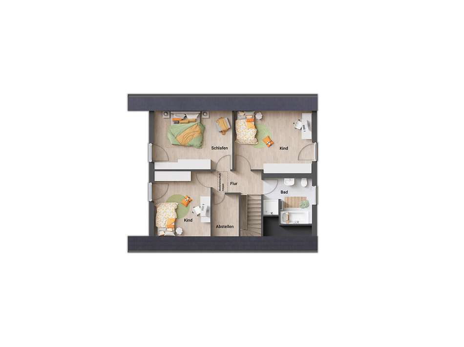 Grundrissbeispiel OG