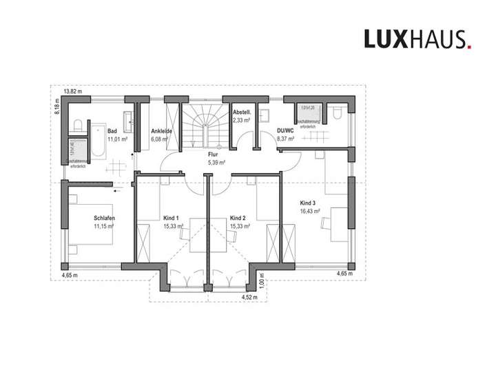 Grundriss Dachgeschoss