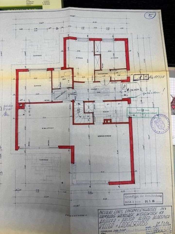 Grundriss Wohnbereich