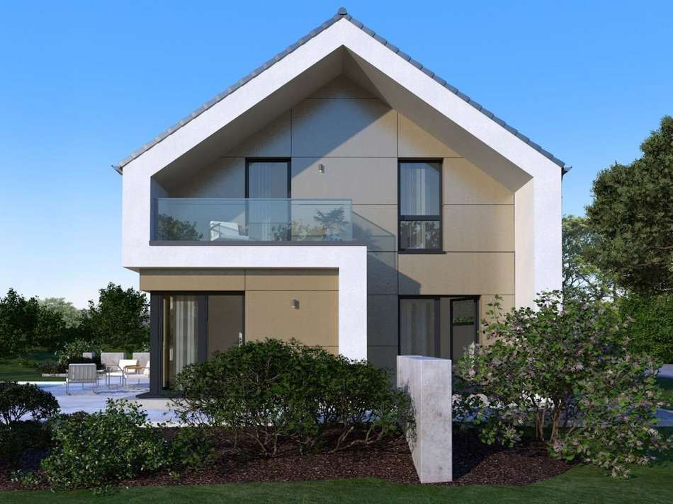 Ansicht Garten Trespa