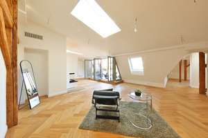Erstbezug - Dachpalast "Rosa" - 4 Zimmer, Dachterrasse, Kamin, Klimaanlage - Fitness & Sauna ! – Thalkirchner Straße 80, 80337 Am alten südlichen Friedhof, München – Vorschaubild 2