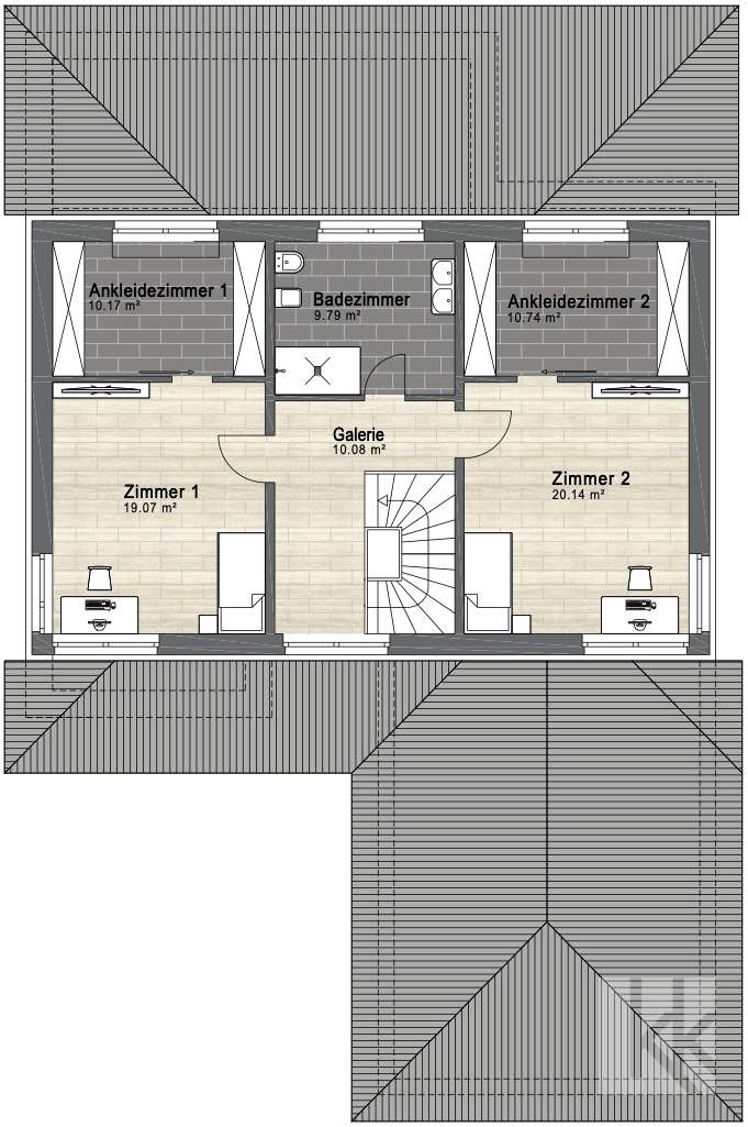 Grundriss Obergeschoss