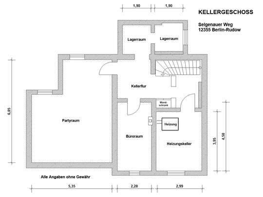 Bungalow mit Einliegerwohnung, Ausbaureserve und großem Garten in Rudow - Bild 30