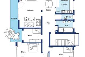 Großes und gepflegtes Haus mit drei Wohneinheiten - ideal für Familie, Generationen oder Vermietung – Die vollständige Adresse der Immobilie erhältst du vom Anbieter., 71334 Waiblingen – Vorschaubild 21