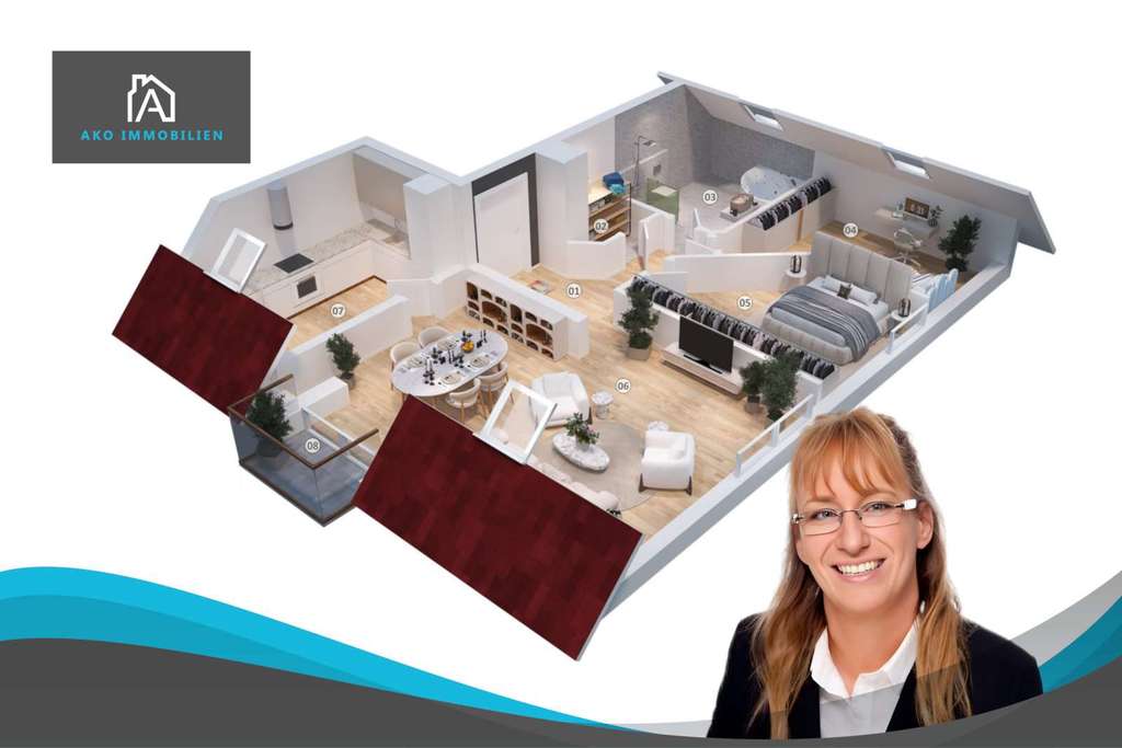 Immobilie in Osthofen - Investieren leicht gemacht: 3ZKB-ETW mit viel Stauraum auf dem Dachboden * Keine Käuferprovision - Bild 0