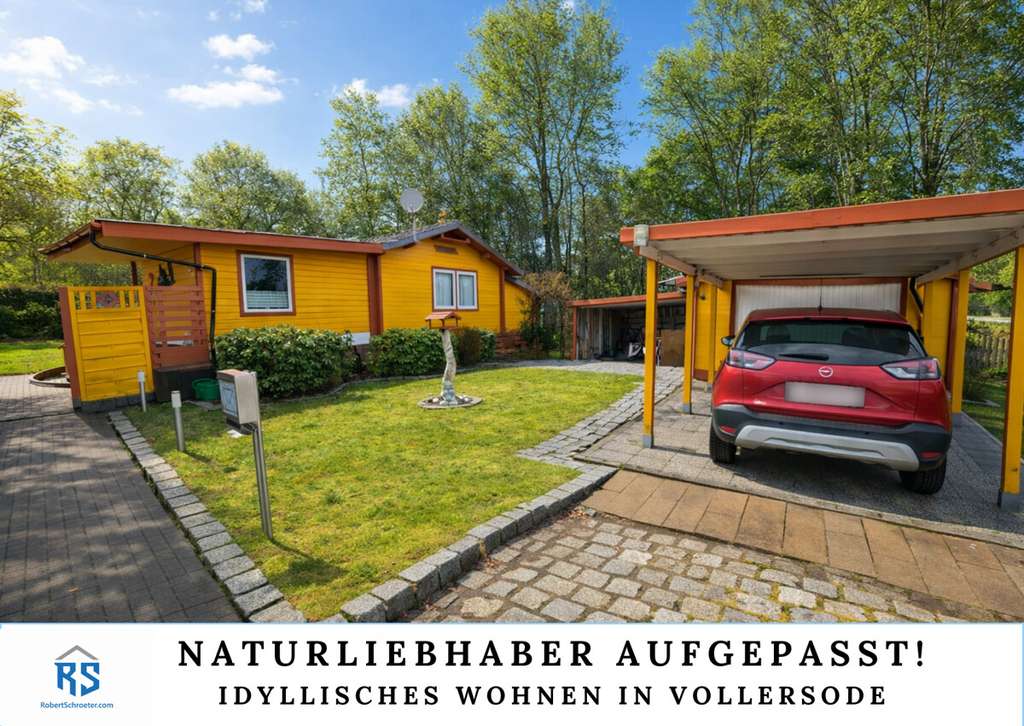 Immobilie in Vollersode - Großzügiges Grundstück im Grünen – charmantes Haus mit viel Platz für Mensch & Tier - Bild 0