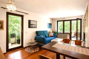 Nießbrauch - 2-Zimmer-Wohnung mit zwei Loggien und Blick auf den Kunstmühlennebenbach - Bus 2 min – Die vollständige Adresse der Immobilie erhältst du vom Anbieter., 81543 Siebenbrunn, München – Vorschaubild 3