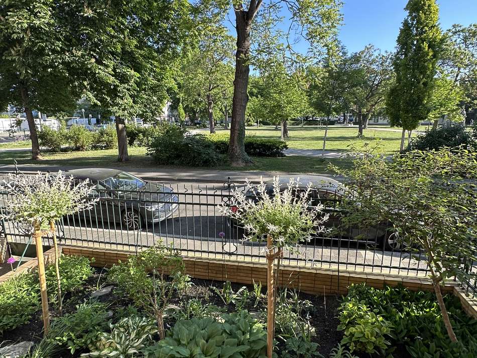 Aussicht vom Wohnzimmer