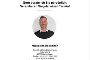 Wohnen wo das Licht Regie führt – Die vollständige Adresse der Immobilie erhältst du vom Anbieter., 27580 Lehe, Bremerhaven – Vorschaubild 27