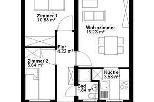 Hannover-Mittelfeld: 3-Zimmer-Wohnung in direkter Nähe zum Messegelände – Washingtonweg 1 A, 30519 Mittelfeld, Hannover – Vorschaubild 13