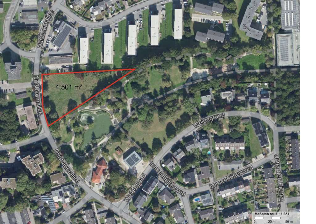 Grundstück für Mehrfamilienhausbebauung in Lippstadt, direkt am Theodor-Heuß-Park
