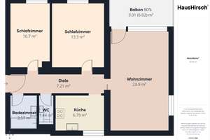 Modernisierte 3-Zimmer-Eigentumswohnung mit Balkon und neuer Gebäudetechnik in Heilbronn-Böckingen – Die vollständige Adresse der Immobilie erhältst du vom Anbieter., 74080 Böckingen, Heilbronn – Vorschaubild 20