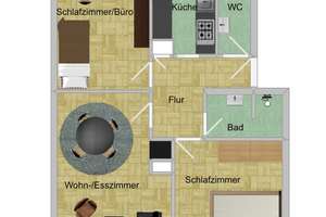 Sonnige 3 Zimmer-Wohnung in Halbhöhenlage mit Weitblick auf Stuttgart – Die vollständige Adresse der Immobilie erhältst du vom Anbieter., 70197 Hasenberg, Stuttgart – Vorschaubild 22
