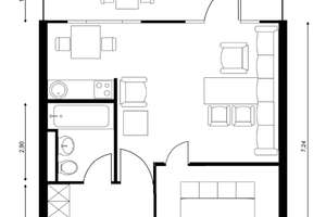 MUTZHAS - ruhiges Apartment mit Blick ins Grüne – Die vollständige Adresse der Immobilie erhältst du vom Anbieter., 80337 Am alten südlichen Friedhof, München – Vorschaubild 9