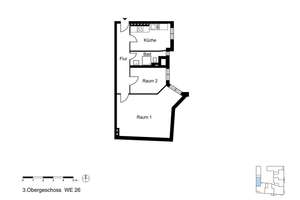 Charmante 2-Zimmer-Altbauwohnung nahe dem beliebten Rüdesheimer Platz – Nauheimer Straße 25, 14197 Wilmersdorf, Berlin – Vorschaubild 21