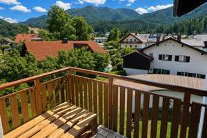 Solide Kapitalanlage mir herrlichem Bergblick! Gut vermietetes Apartment in Kochel am See