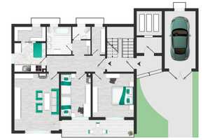 Sonniges, geräumiges EFH / ZFH in Tann mit Garage und großem Garten – Rottal-Inn (Kreis) – Vorschaubild 2