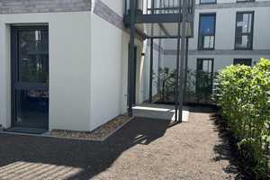 D-Benrath: Gemütliche 1-Zimmer-Wohnung mit Terrasse und Garten in zentraler Lage! Erstbezug! – Telleringstraße 37, 40597 Düsseldorf – Vorschaubild 1