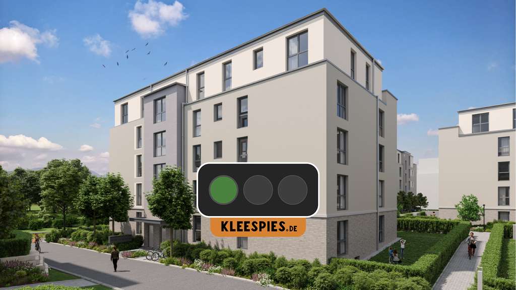 30% verkauft: Entspannt wohnen: 2 Zi. im 3. OG im Landwehr Quartier (KfW55)