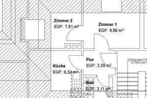 Singlewohnung im Wesertor! – Ostring 31, 34125 Wesertor, Kassel – Vorschaubild 2