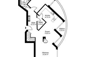 Wohntraum direkt an der Elbe - Exklusive Maisonette mit eigenem Garten, 3 Balkonen & 3 Terrassen – Die vollständige Adresse der Immobilie erhältst du vom Anbieter., 22605 Othmarschen, Hamburg – Vorschaubild 15