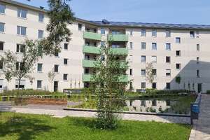 zukunftsweisende, moderne Wohnung, offene Küche zum Wohnbereich, Balkon, Badewanne, Fußbodenheizung, – Adolf-Damaschke-Ring 39, 68259 Feudenheim, Mannheim – Vorschaubild 2