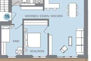 Erstbezug – Traumhafte 3-Zimmer-Wohnung in Erlangen mit Balkon im energieeffizienten KfW-40-Standard – Schwedlerstraße 41, 91058 Bierlach, Erlangen – Vorschaubild 11