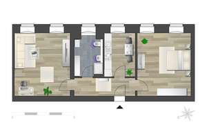Großzügige Pärchenwohnung am Brühl-Boulevard – Georgstr. 14, 9111 Zentrum, Chemnitz – Vorschaubild 6