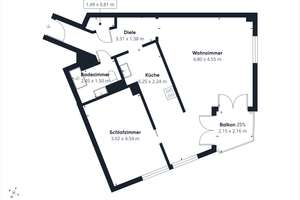 Modernisierte 2-Zimmer-Eigentumswohnung in Wolfsburg – gepflegt wohnen in parkähnlicher Wohnlage – 38448 Tiergartenbreite, Wolfsburg – Vorschaubild 10