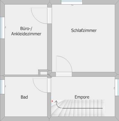 Grundriss Obergeschoss