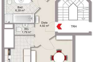 Stilvolle 3-Zimmer-Wohnung in sehr beliebter Gegend in Frankfurt-Nied – 65934 Nied, Frankfurt am Main – Vorschaubild 9