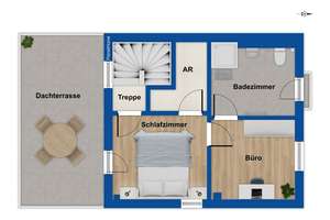 Viel Privatsphäre durch Ecklage: Reihenendhaus mit großem Garten und Dachterrasse in Quickborn – Die vollständige Adresse der Immobilie erhältst du vom Anbieter., 25451 Quickborn – Vorschaubild 17