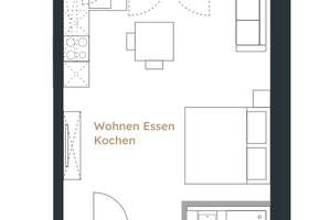 SCHWABINGER GERBERHÖFE: Großzügige 1-Zimmer-Wohnung mit Balkon zum Innenhof am Olympiapark – Sailerstr. 15, 80809 Am Luitpoldpark, München – Vorschaubild 12