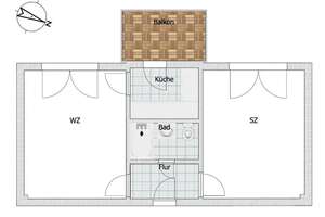 *** BEZUGSFREI AB SOFORT! MODERNISIERTE 2-ZIMMER WOHNUNG ZUR SELBSTNUTZUNG ODER KAPITALANLAGE! *** – Die vollständige Adresse der Immobilie erhältst du vom Anbieter., 44287 Aplerbeck (Ortsteil), Dortmund – Vorschaubild 9