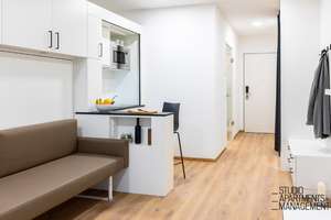 Möbliertes All-In Apartment | WLAN, Strom & Fitness inklusive | Erstbezug 2024 – Haenlinstraße 1, 85055 Nordost, Ingolstadt – Vorschaubild 3