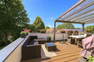 Heizungsgesetz? Erdwärme! Innenstadtnahe Penthouse-Wohnung mit  großer Dachterrasse
