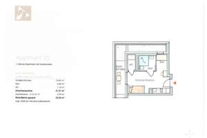 Luxuriöses 1-Zimmer Penthouse möbliert mit Dachterrasse in Erlangen Süd - Neubau und Erstbezug – Anton-Bruckner-Straße 1, 91052 Röthelheim, Erlangen – Vorschaubild 3