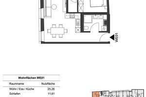 IN-Stadtmitte - 2 ZKB im 2. OG mit Lift - Erstbezug nach Modernisierung – Die vollständige Adresse der Immobilie erhältst du vom Anbieter., 85049 Mitte, Ingolstadt – Vorschaubild 7